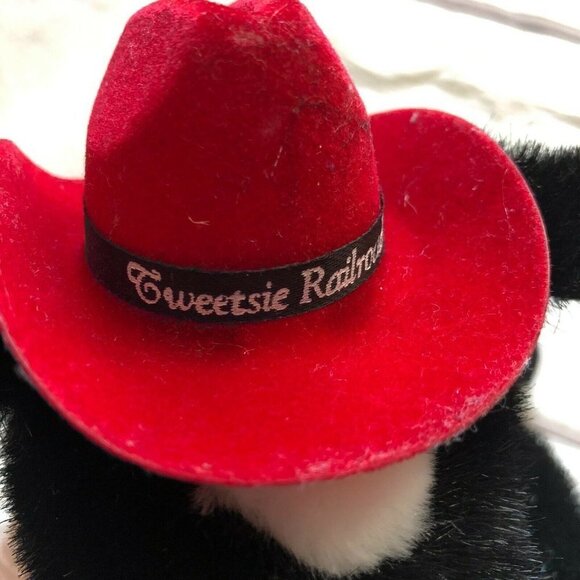 Tweetsie Railroad Black Horse With Red‎ Hat Soft Plush Toy Stuffed Animal 14” - Picture 6 of 6